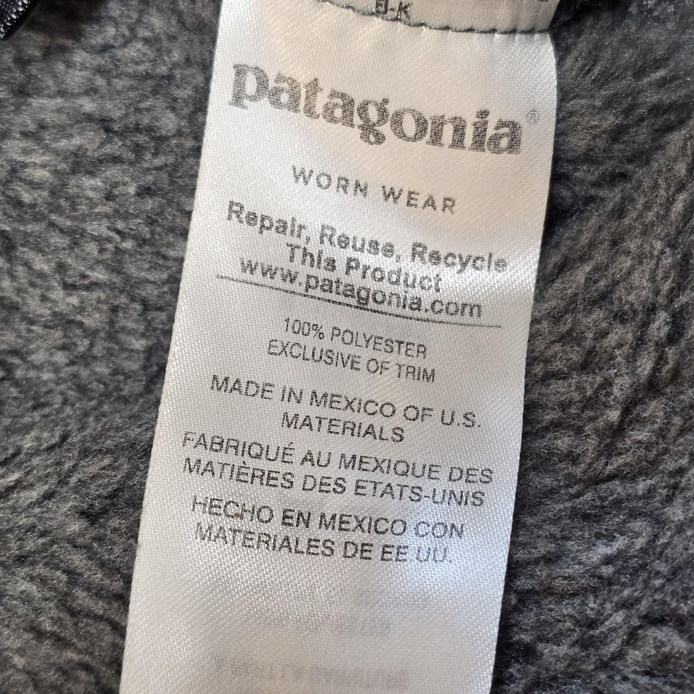 Patagonia Snap-T Fleece Jacket Mens Medium Gray Polartec Thermal Pro Pullover - Picture 7 of 11